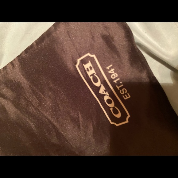 Signature Stripe Coach Handbag + Dust Bag - Picture 8 of 9